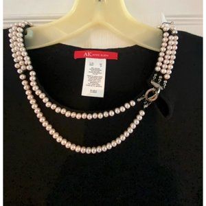 Anne Klein Short Sleeve Sweater